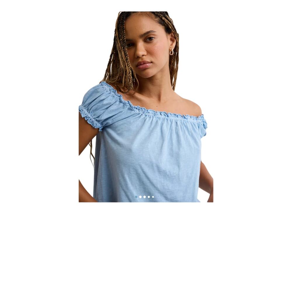 AE Sunchaser Knit Off The Shoulder Swing Top NWT